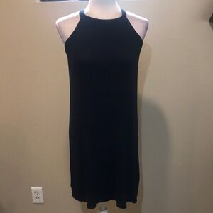 Madewell Ribbed Halter Racer Back Midi Slip Dress-Size XS